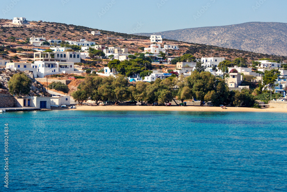 Iraklia island in Cyclades, Greece