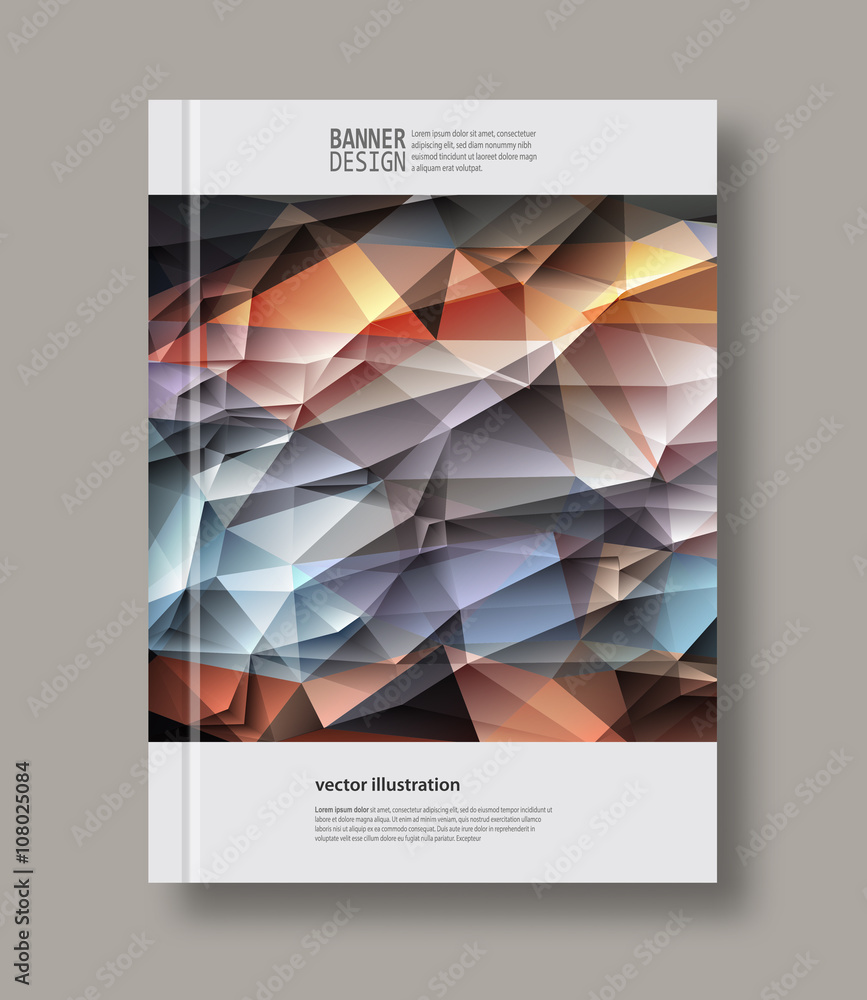 Abstract geometric background. Stock Vector | Adobe Stock