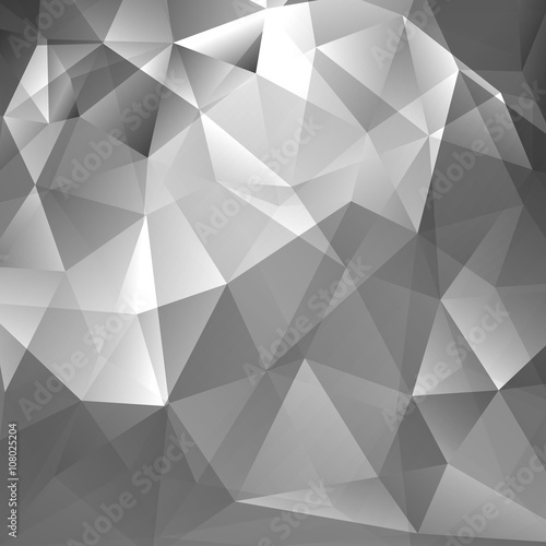 Abstract gray triangles background © beatwalk