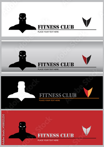 Fitness club icon. Suitable for fitness center identity, fightin