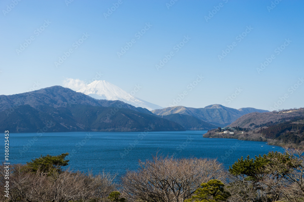 Shore of Lake Ashi
