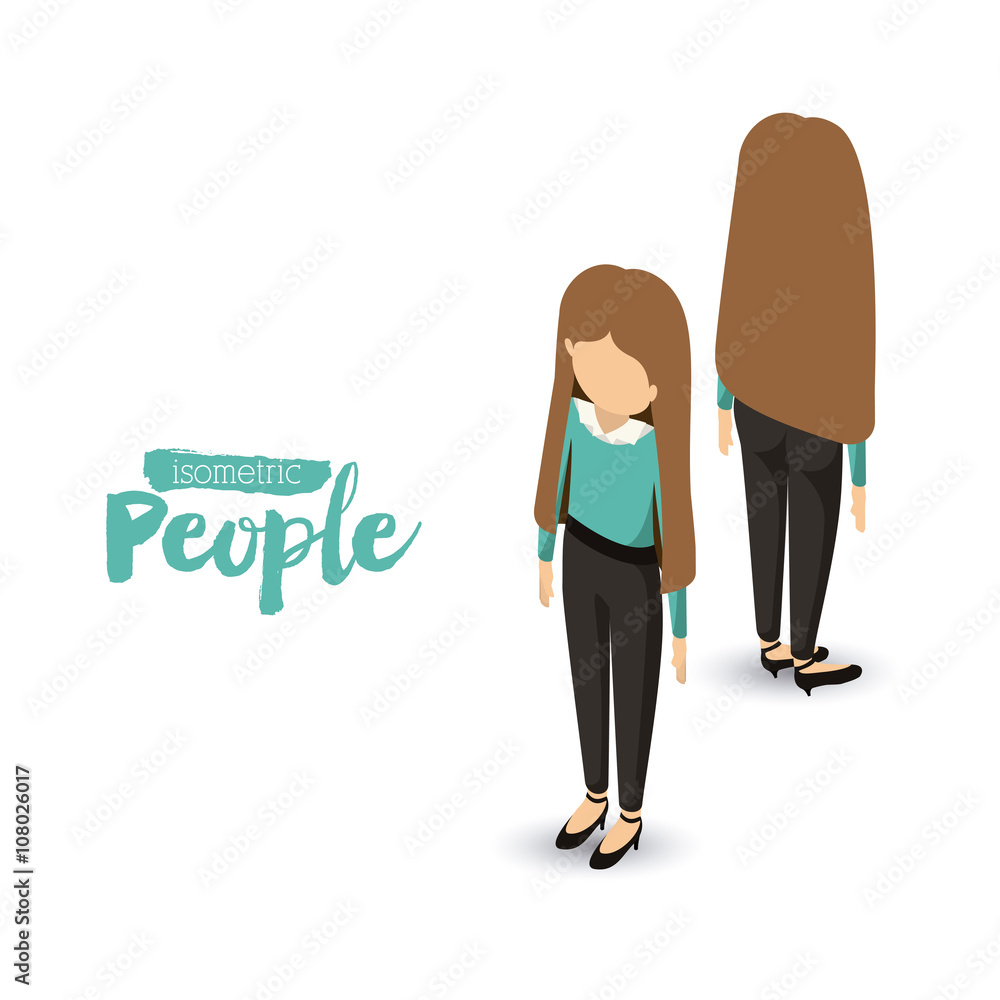 isometric people design 