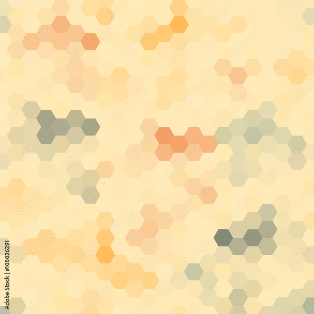 Abstract colorful background of hexagons Abstract colorful background of hexagons
