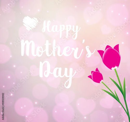 Happy Mothers's Day typographical