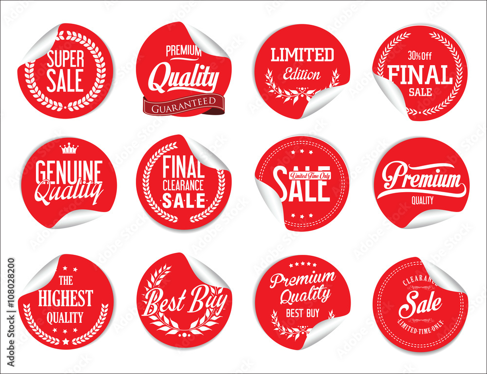 Obraz premium Wyprzedaż metka z nowoczesną kolekcją