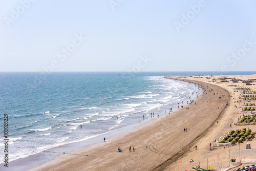 Beach Playa del Ingles on Gran Canaria - Spain