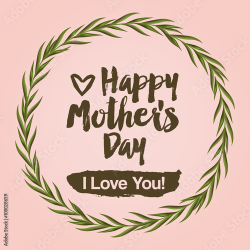 happy mothers day design 