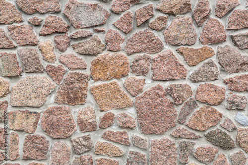 Stone wall.