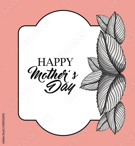happy mothers day design 