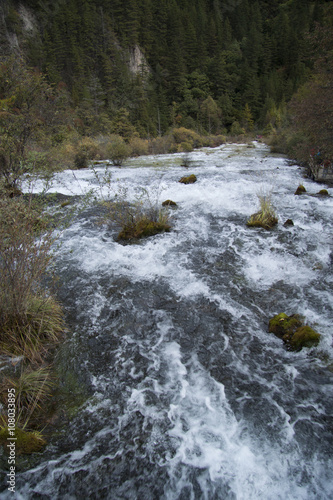 Beautiful scenery in Jiuzhaigou, Sichuan Province, China