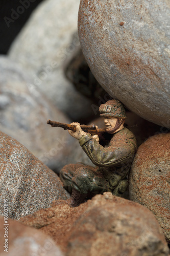soldier figure ready to shoot