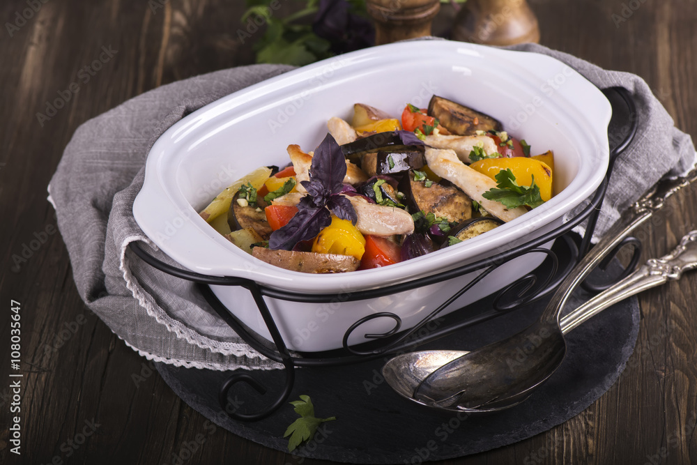 Ajapsandali - traditional caucasian stew Ajapsandali - traditional caucasian stew