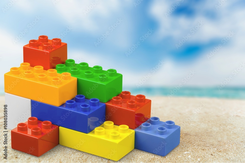 Obraz premium Plastic Block.