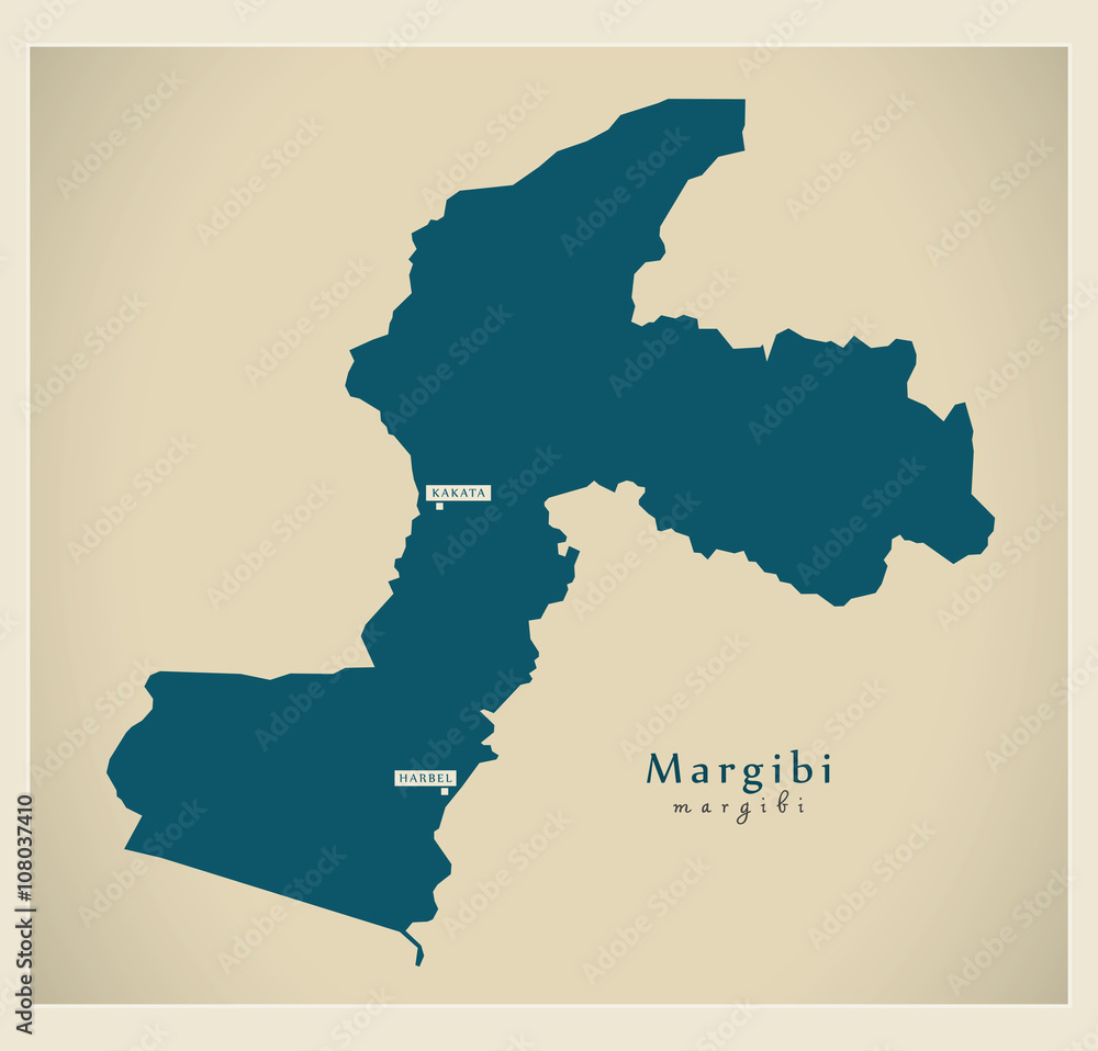 Modern Map - Margibi LR