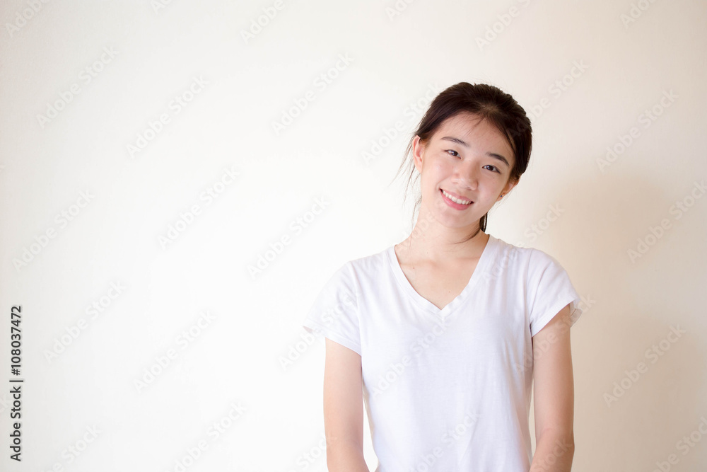 asia thai china student university beautiful girl write a book. asia thai china student university beautiful girl write a book.