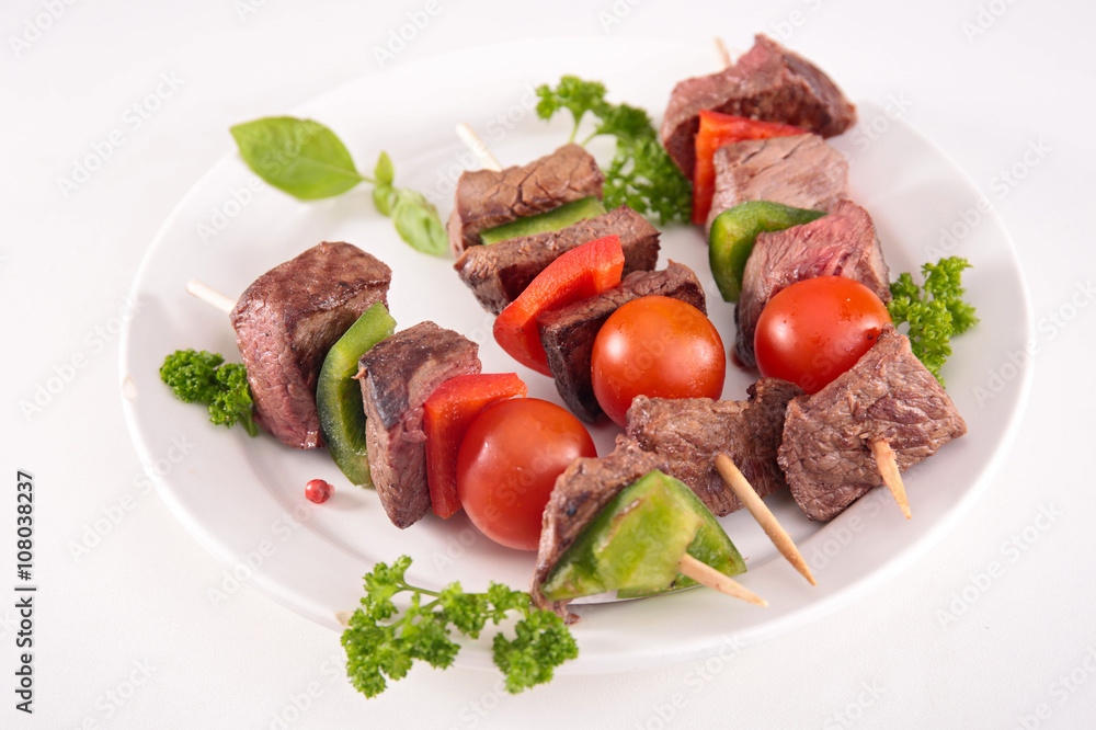 grilled beef, barbecue grilled beef, barbecue