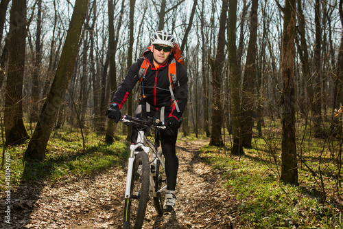 Rider in action at Freestyle Mountain Bike Session