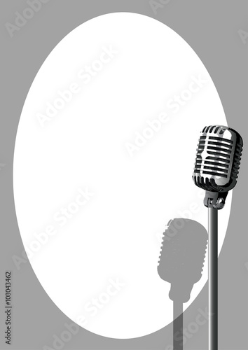 Musical Event Microphone Poster