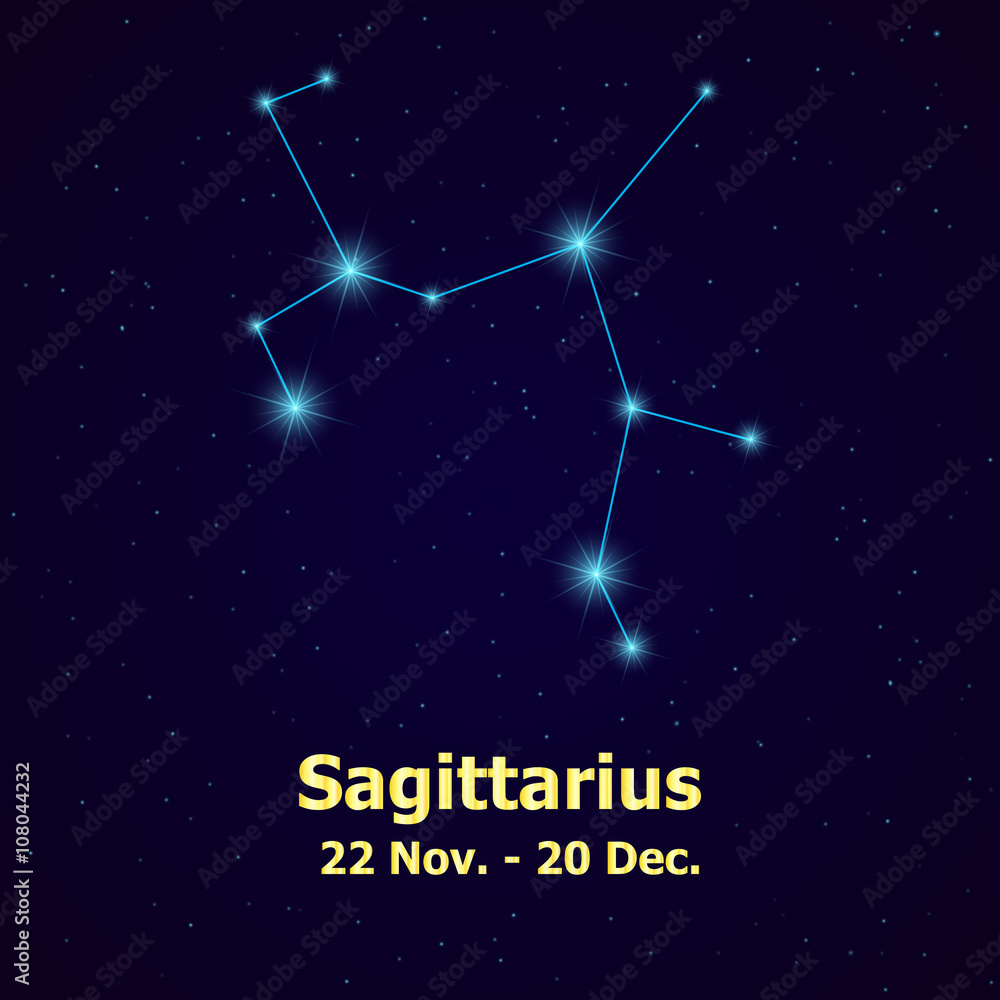 Symbol Sagittarius zodiac sign. Symbol Sagittarius zodiac sign.