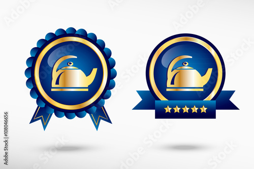 Tea maker stylish quality guarantee badges