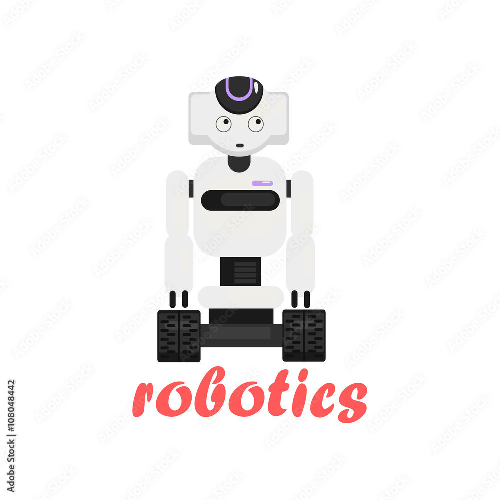 Japaneese Robot Cartoon Style Icon Japaneese Robot Cartoon Style Icon
