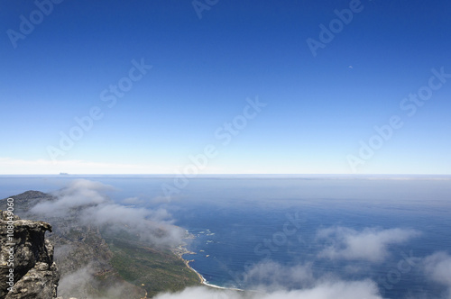 Seaside scenery and blue sky, Cape Town, South Africa