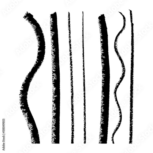 Lines. Pastel. Vector.