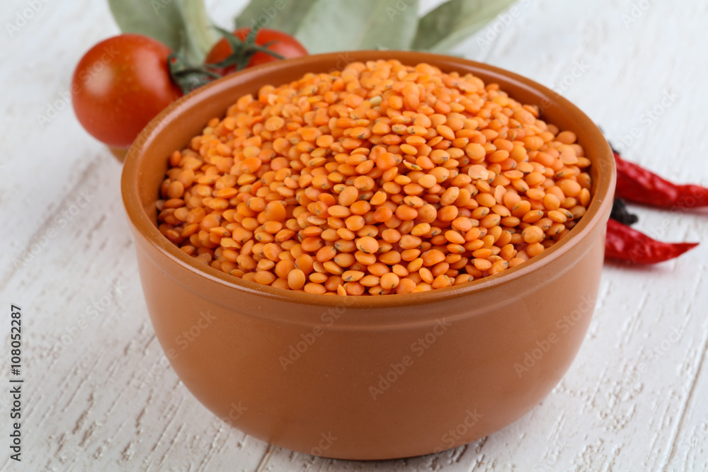 Red lentils Red lentils