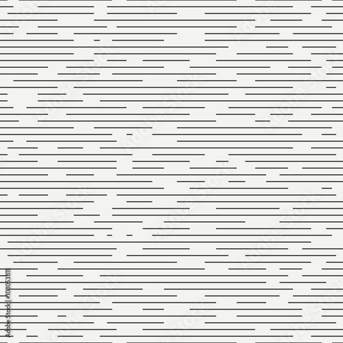 Geometric abstract seamless discrete pattern. Wrapping paper. Scrapbook. Tiling. Vector illustration. Background. Graphic dashed strokes texture. Fine ripple structure. Seamless monochrome pattern.