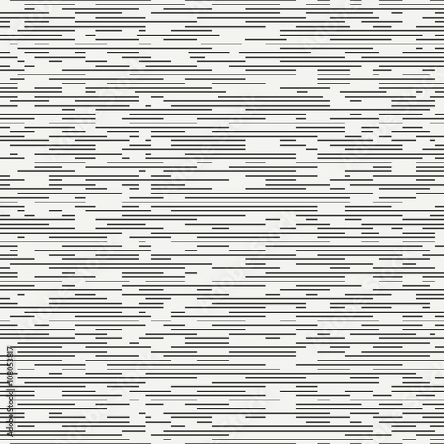 Geometric abstract seamless discrete pattern. Wrapping paper. Scrapbook. Tiling. Vector illustration. Background. Graphic dashed strokes texture. Fine ripple structure. Seamless monochrome pattern.