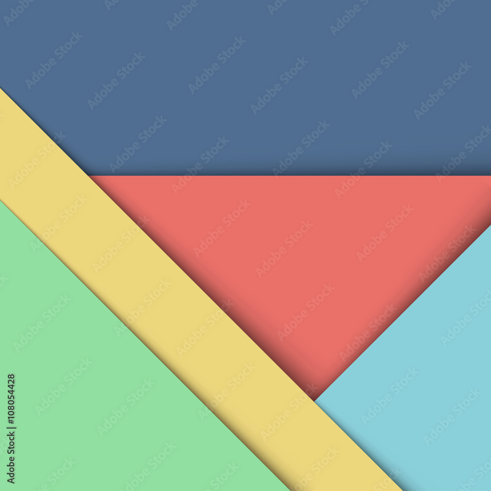 Material design background - colorful layers of cards with shadows, vector eps 10 illustration. Material design background - colorful layers of cards with shadows, vector eps 10 illustration.
