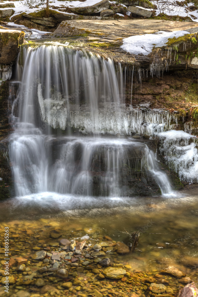 West Kill Falls Cascade and Pool