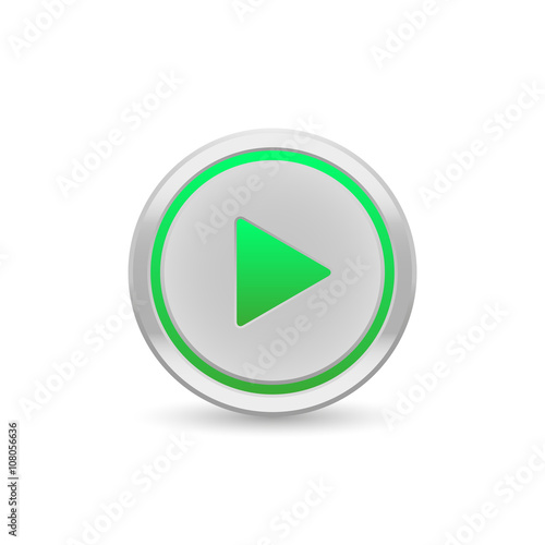 Free Download Green play button - GFXLoad