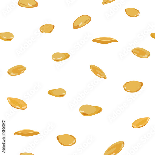   Golden flaxseeds