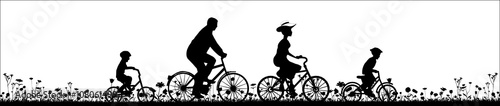 Familie Radtour