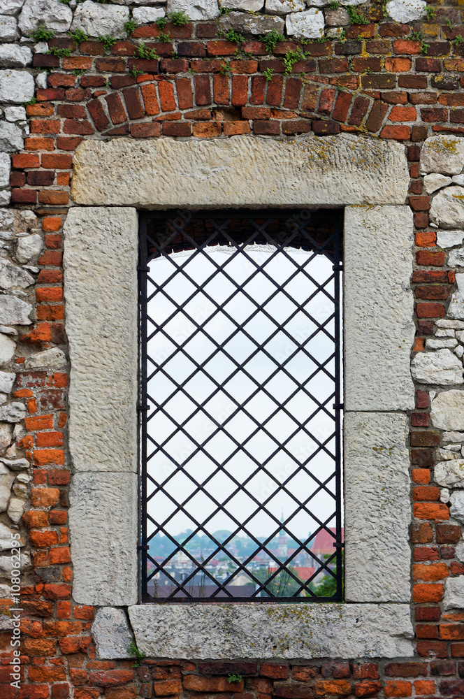 Ancient castle window Ancient castle window