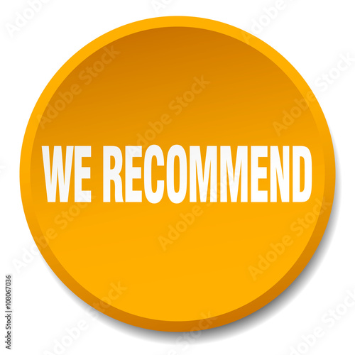 we recommend orange round flat isolated push button