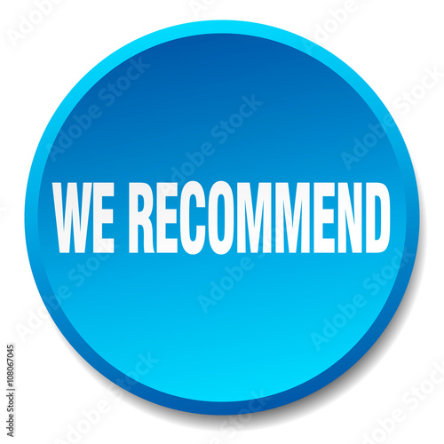 we recommend blue round flat isolated push button