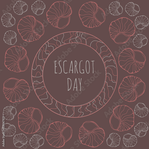 escargot day decoration
