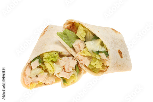 Caesar salad wraps