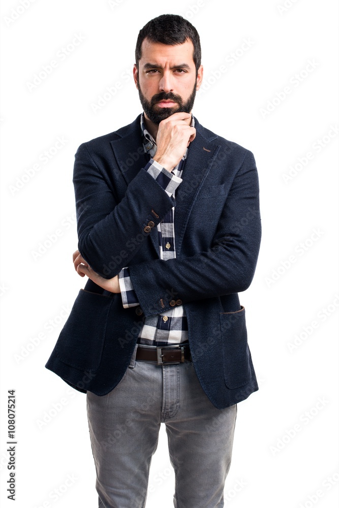 Fototapeta premium Handsome man thinking