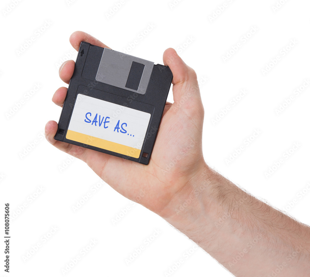 Floppy disk, data storage support Floppy disk, data storage support
