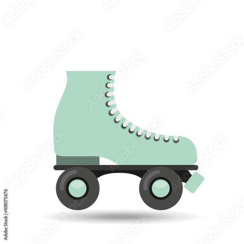 skate retro design 