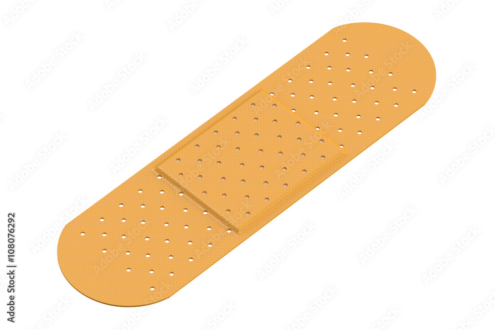 Adhesive plaster. 3D rendering Adhesive plaster. 3D rendering