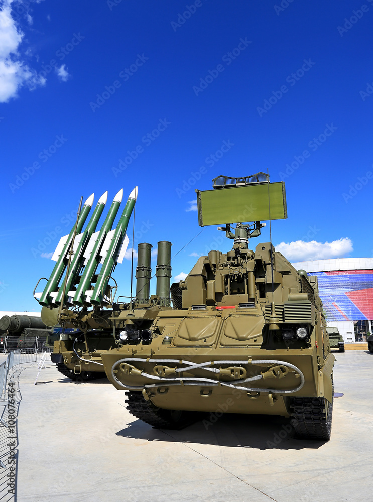 Fototapeta premium Russuan anti-aircraft missile weapon