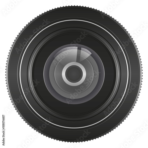 Illustration Vector Graphic Lens