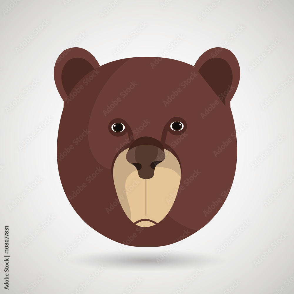 bear head design 