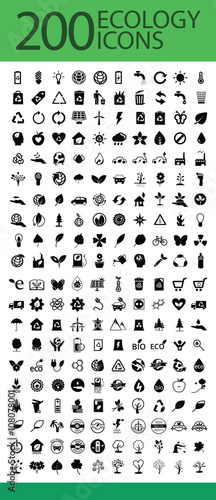 Ecology icons collection