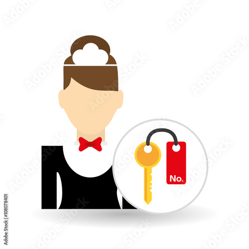 Hotel vector illustration , vector icon