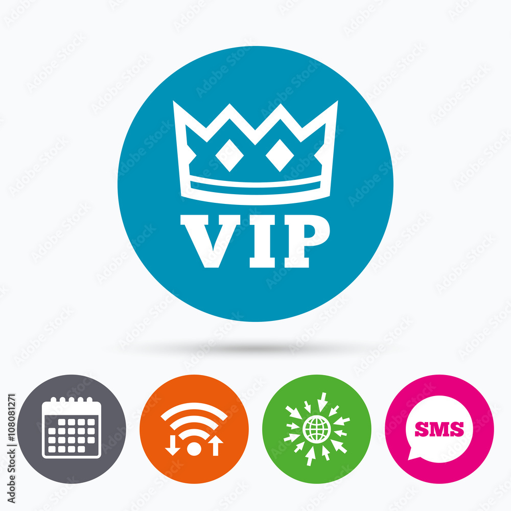 Vip sign icon. Membership symbol. Vip sign icon. Membership symbol.